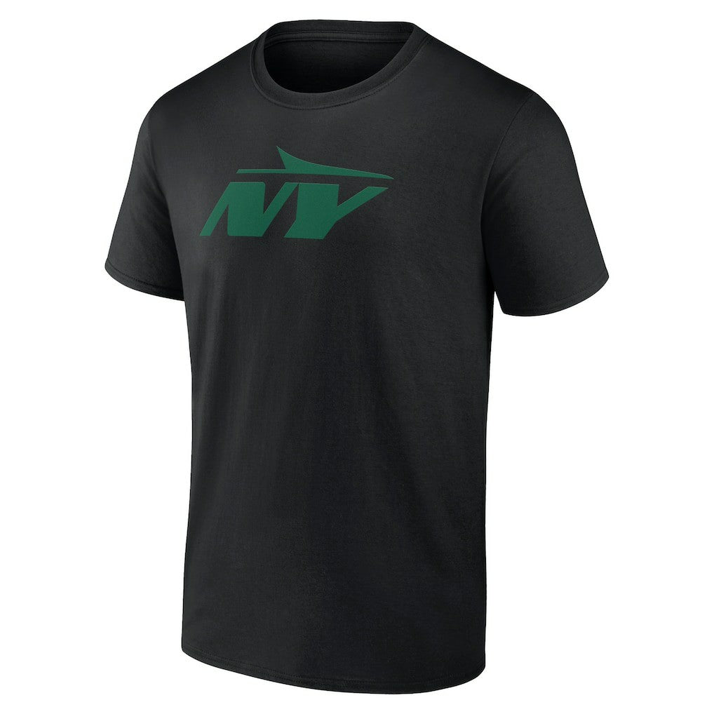New York Jets Secondary Logo Lightweight T-Shirt Black - NFL
