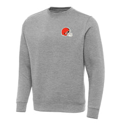 Cleveland Browns Antigua Victory Pullover Sweatshirt Heather Gray - NFL