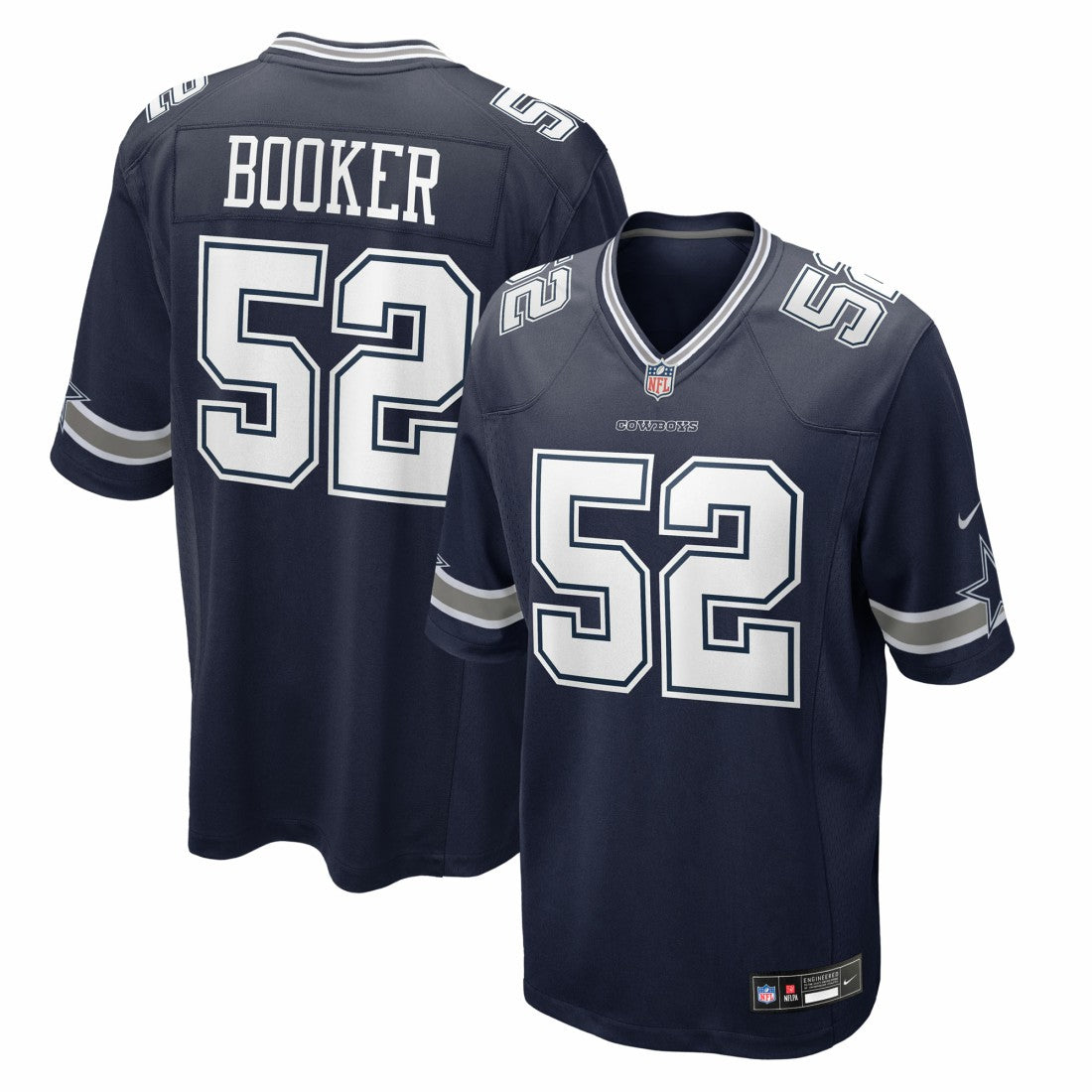 Tyler Booker Dallas Cowboys 2025 NFL Draft First Round Pick Game Jersey Navy - Nike