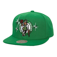 Mitchell & Ness - Boston Celtics Starlight Snapback Hat - Kelly Green