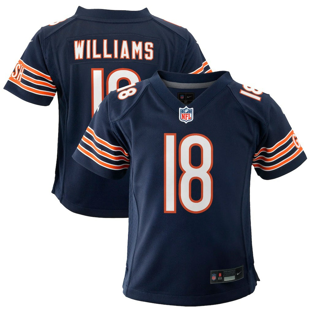 Caleb Williams Chicago Bears Youth Game Jersey Navy - Nike