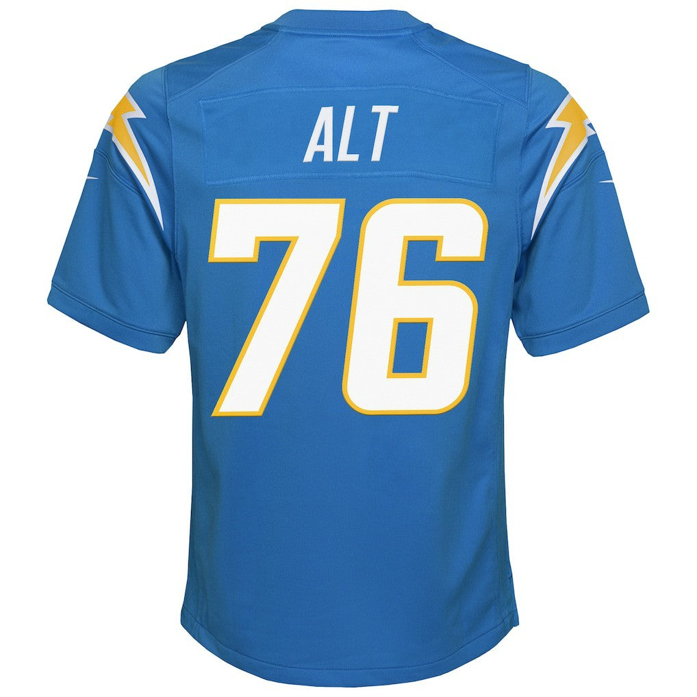 Joe Alt Los Angeles Chargers Youth Game Jersey Powder Blue - Nike