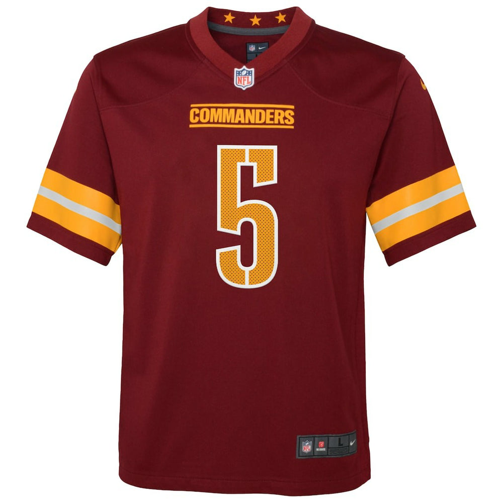 Jayden Daniels Washington Commanders Youth Game Jersey Burgundy - Nike