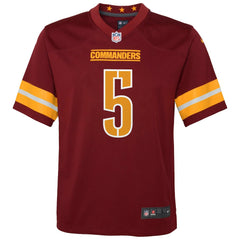 Jayden Daniels Washington Commanders Youth Game Jersey Burgundy - Nike