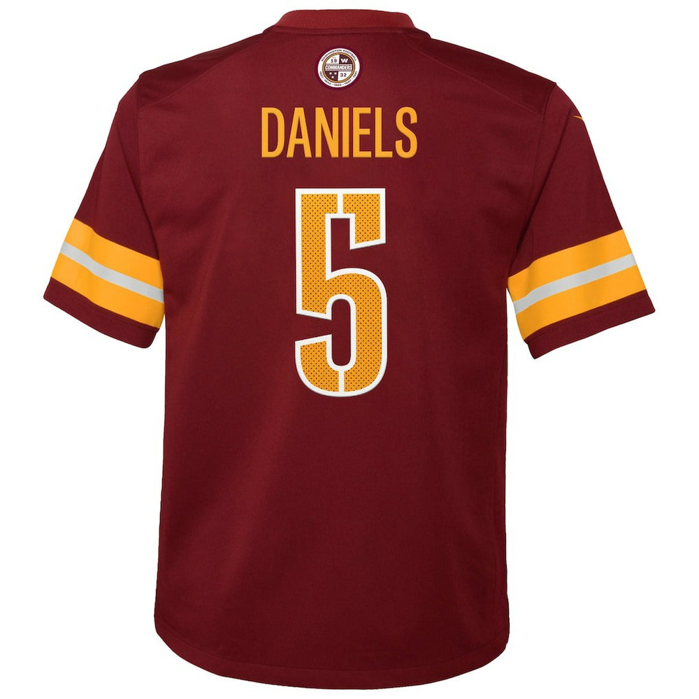 Jayden Daniels Washington Commanders Youth Game Jersey Burgundy - Nike
