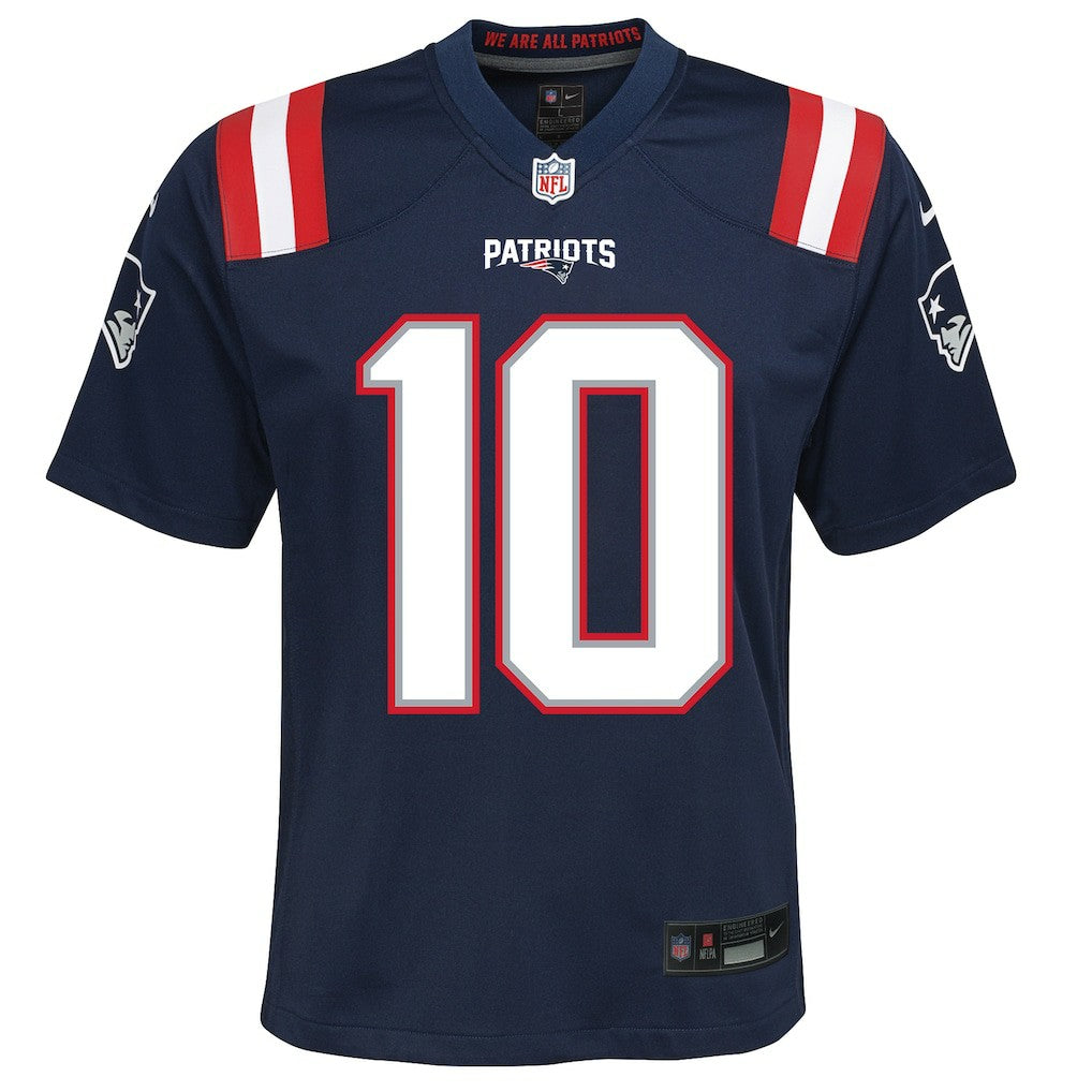 Drake Maye New England Patriots Youth Game Jersey Navy - Nike