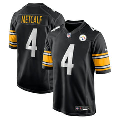 DK Metcalf Pittsburgh Steelers Youth Game Jersey Black - Nike