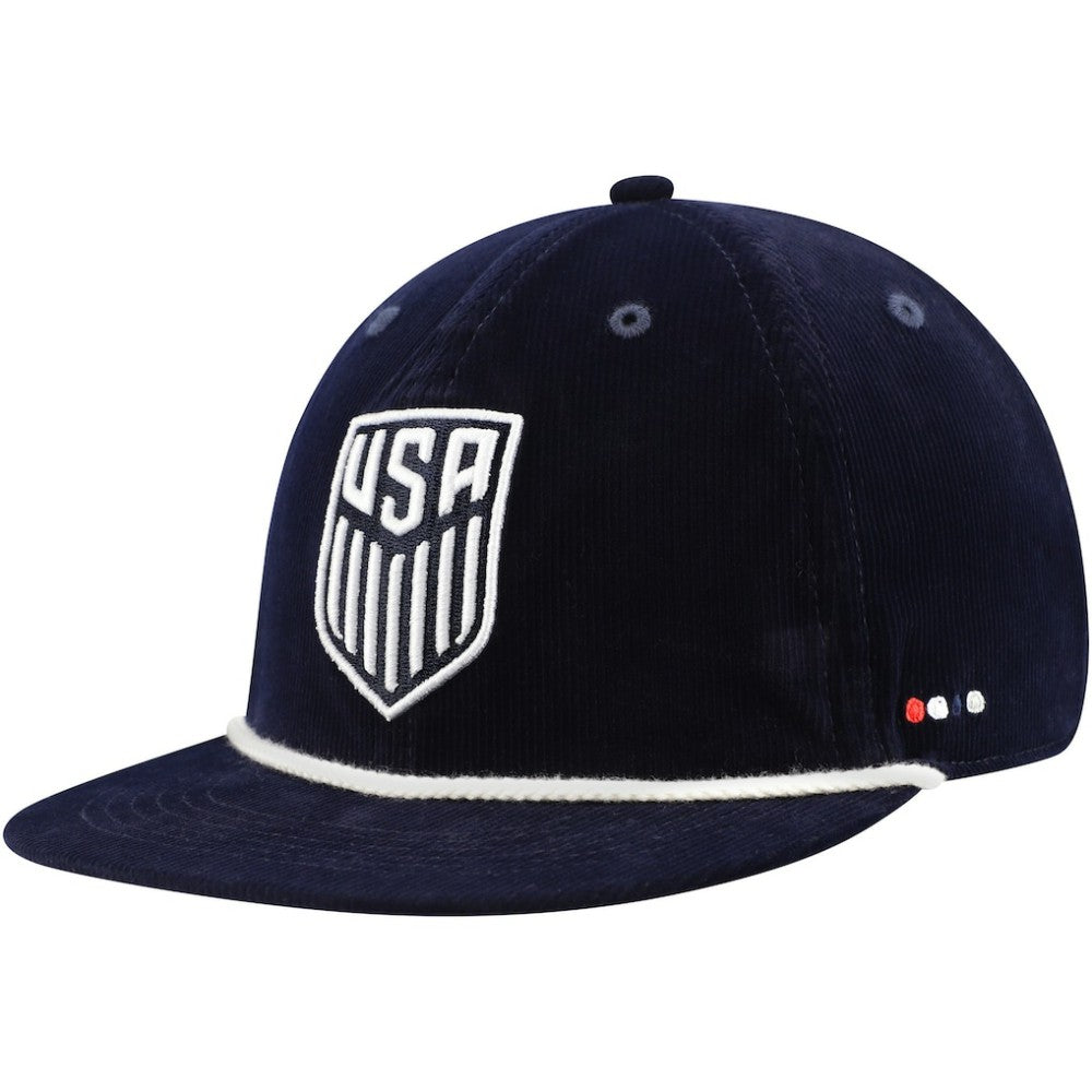 USMNT Unisex Snow Beach Corduroy Adjustable Hat - Navy