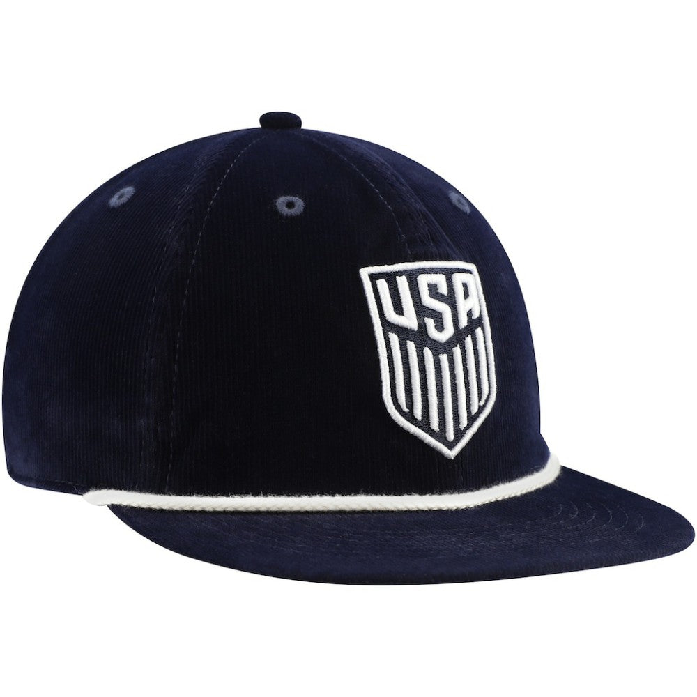 USMNT Unisex Snow Beach Corduroy Adjustable Hat - Navy
