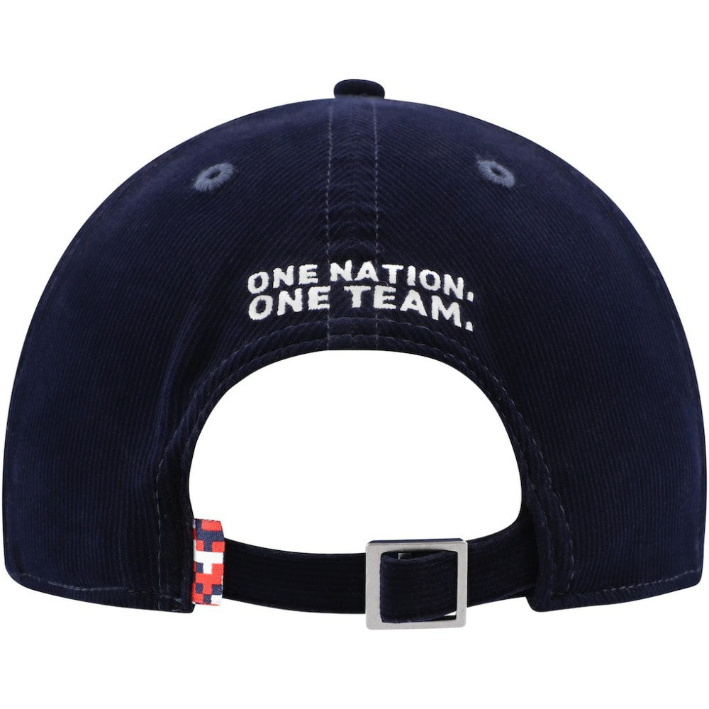 USMNT Unisex Snow Beach Corduroy Adjustable Hat - Navy