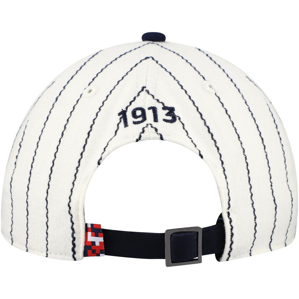 USMNT Fan Ink Unisex Yankee Adjustable Hat - White/Navy