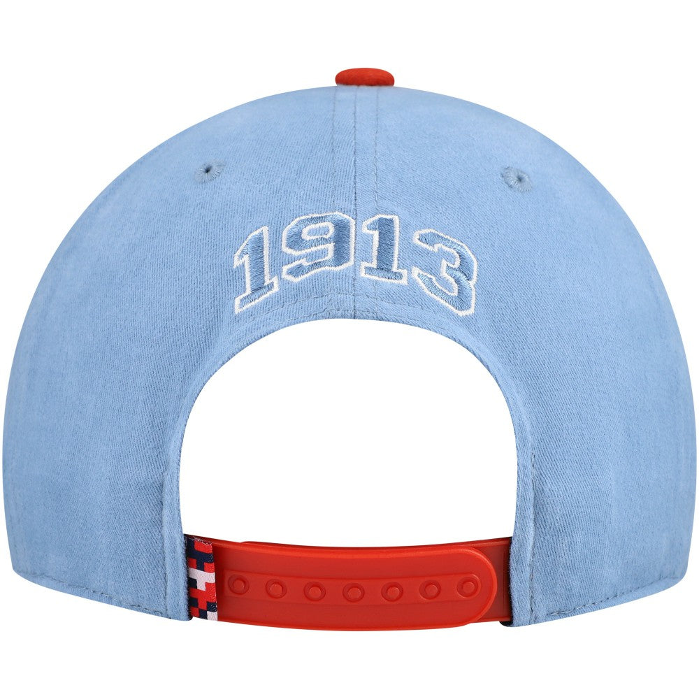 USMNT Unisex Swingman Adjustable Hat - Light Blue/Red