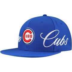 Chicago Cubs Mitchell & Ness Just Don x MLB Lux Script Snapback Hat Near Me