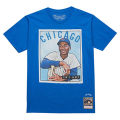 Ernie Banks Chicago Cubs Mitchell & Ness Cooperstown Collection Collectors Connection T-Shirt Clearance