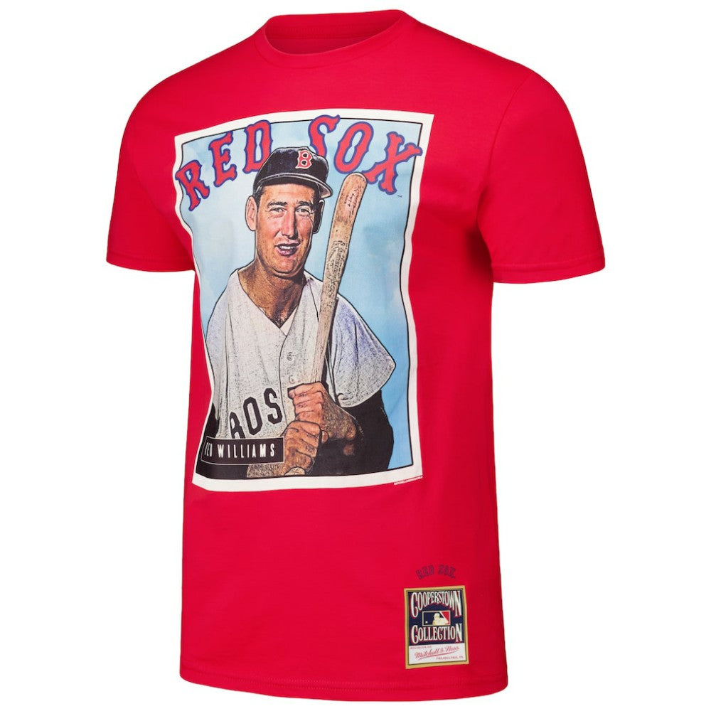 Ted Williams Boston Red Sox Mitchell & Ness Cooperstown Collection Collectors Connection T-Shirt Sale