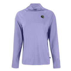 Baltimore Ravens Cutter & Buck Women's Coastline Epic Comfort Eco Recycled Funnel Neck Raglan Pullover Sweatshirt Lavender - NFL