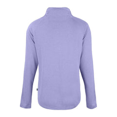 Baltimore Ravens Cutter & Buck Women's Coastline Epic Comfort Eco Recycled Funnel Neck Raglan Pullover Sweatshirt Lavender - NFL
