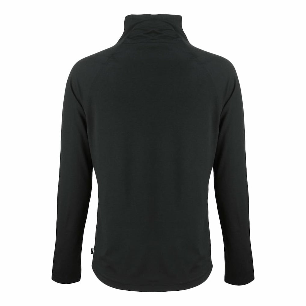 San Francisco 49ers Cutter & Buck Women's Coastline Epic Comfort Eco Recycled Funnel Neck Raglan Pullover Sweatshirt Black - NFL