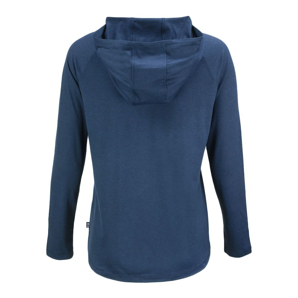 Buffalo Bills Cutter & Buck Women's Coastline Epic Comfort Eco Recycled Raglan Pullover Hoodie Navy - NFL