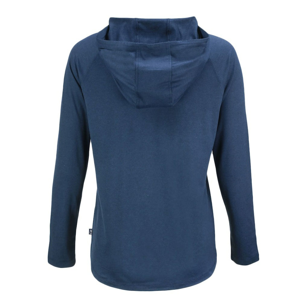 Buffalo Bills Cutter & Buck Women's Coastline Epic Comfort Eco Recycled Raglan Pullover Hoodie Navy - NFL