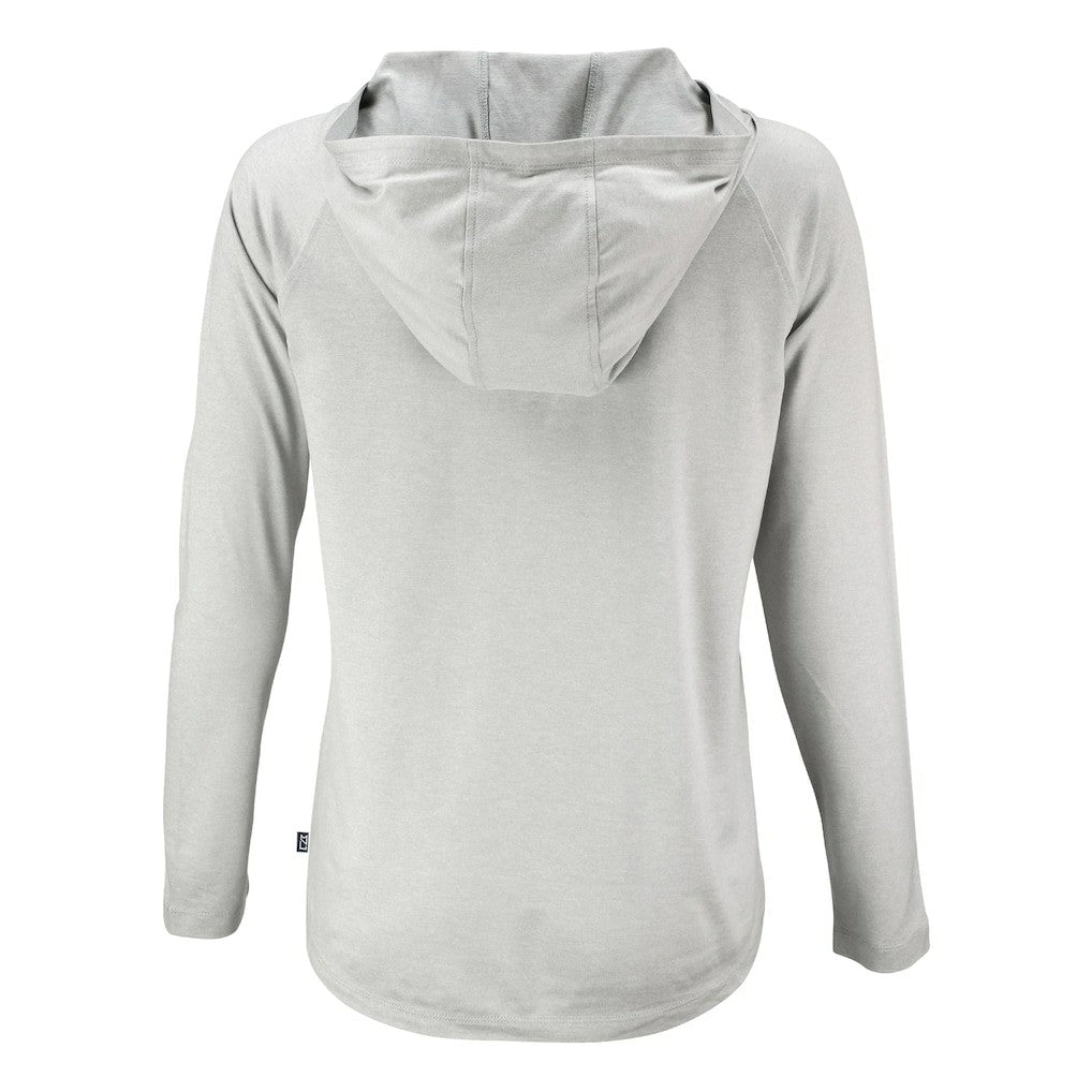 Buffalo Bills Cutter & Buck Women's Historic Coastline Epic Comfort Eco Recycled Raglan Pullover Hoodie Gray - NFL