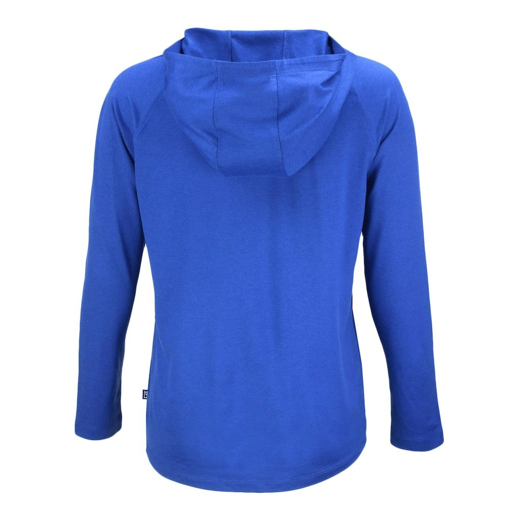Indianapolis Colts Cutter & Buck Women's Coastline Epic Comfort Eco Recycled Raglan Pullover Hoodie Blue - NFL