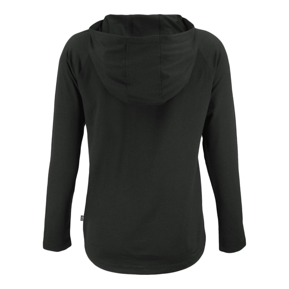Detroit Lions Cutter & Buck Women's Coastline Epic Comfort Eco Recycled Raglan Pullover Hoodie Black - NFL