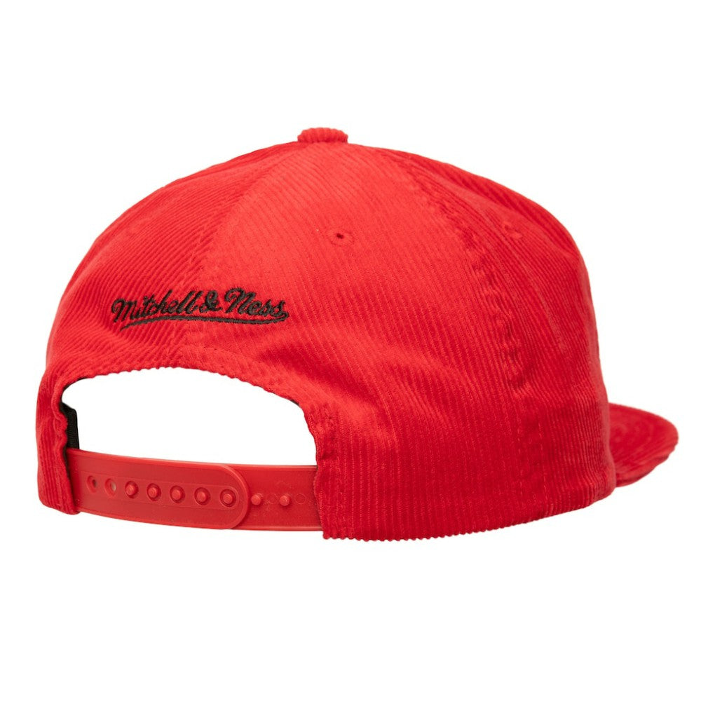 Mitchell & Ness  Atlanta Braves Male Adult Corduroy Snapback Hat Clearance