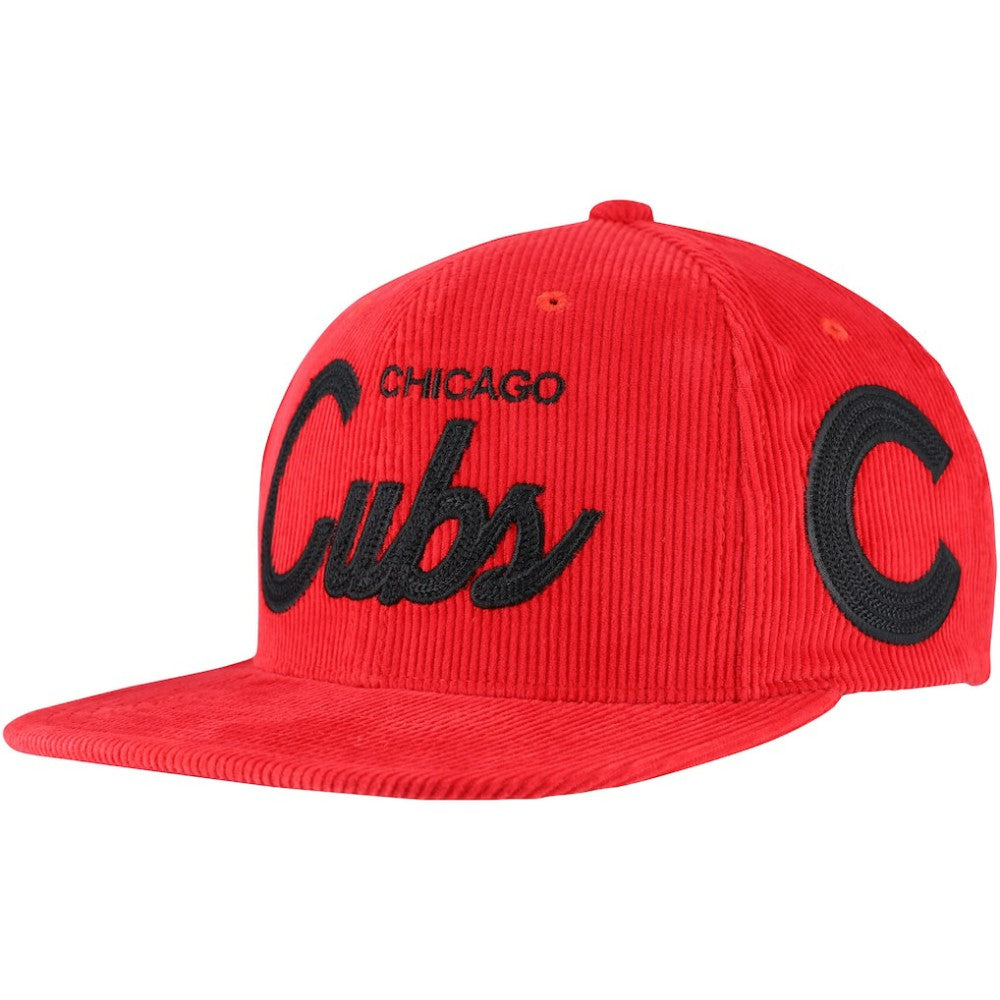 Mitchell & Ness  Chicago Cubs Male Adult Corduroy Snapback Hat Online