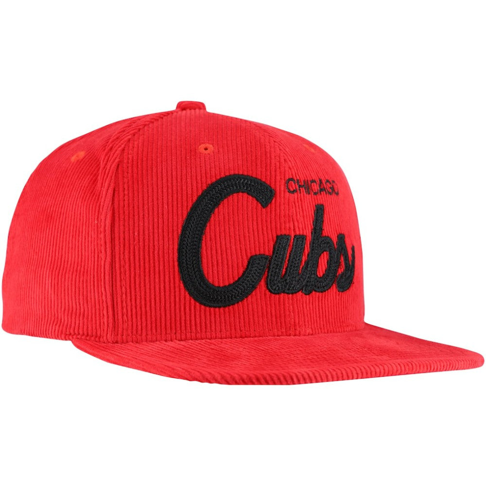 Mitchell & Ness  Chicago Cubs Male Adult Corduroy Snapback Hat Online