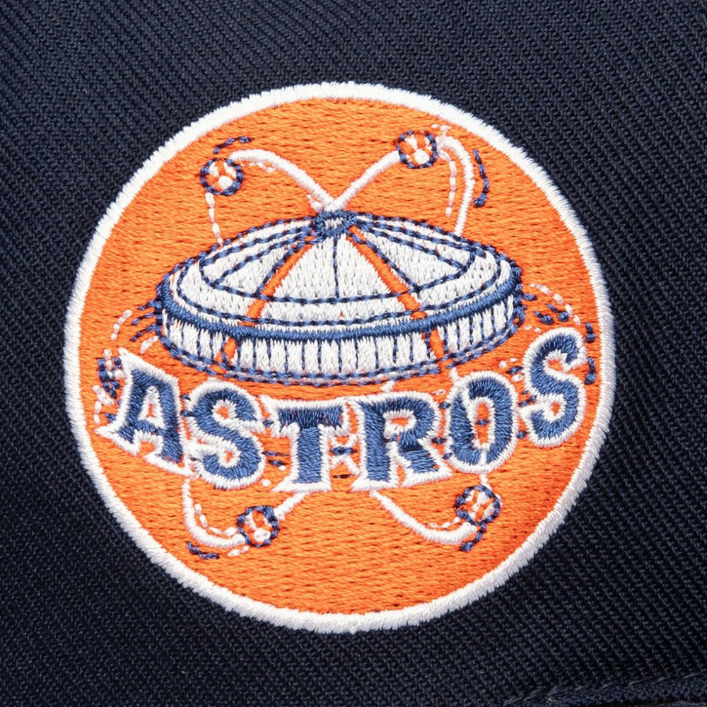 Houston Astros Mitchell & Ness Double Up Snapback Hat Sale