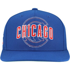 Chicago Cubs Mitchell & Ness Double Up Snapback Hat Near Me
