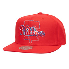 Philadelphia Phillies Mitchell & Ness Double Up Snapback Hat Near Me