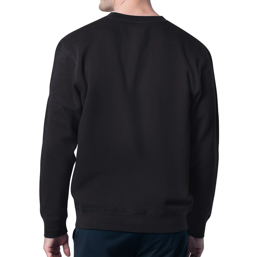 New York Jets Starter Color Scratch Team Graphic Fleece Pullover Sweatshirt Black - NFL