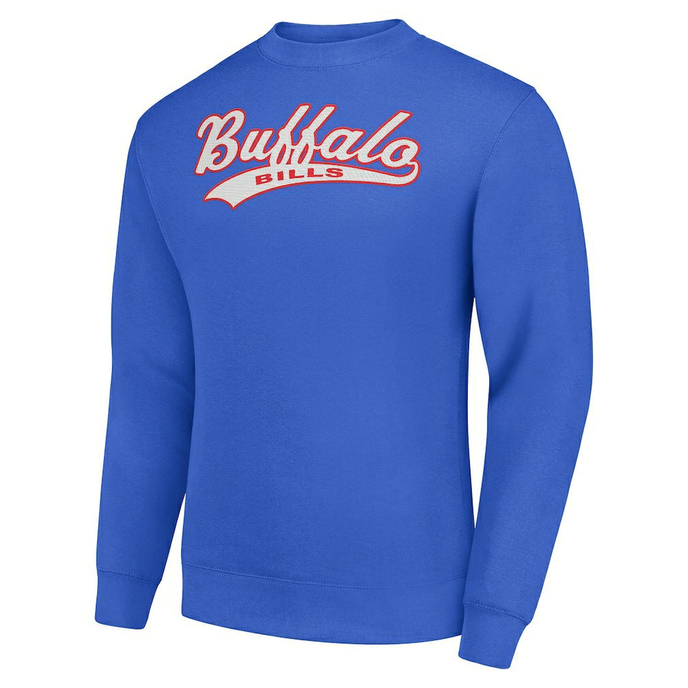 Buffalo Bills Starter Tailsweep Team Graphic Tri-Blend Fleece Pullover Sweatshirt Royal - NFL