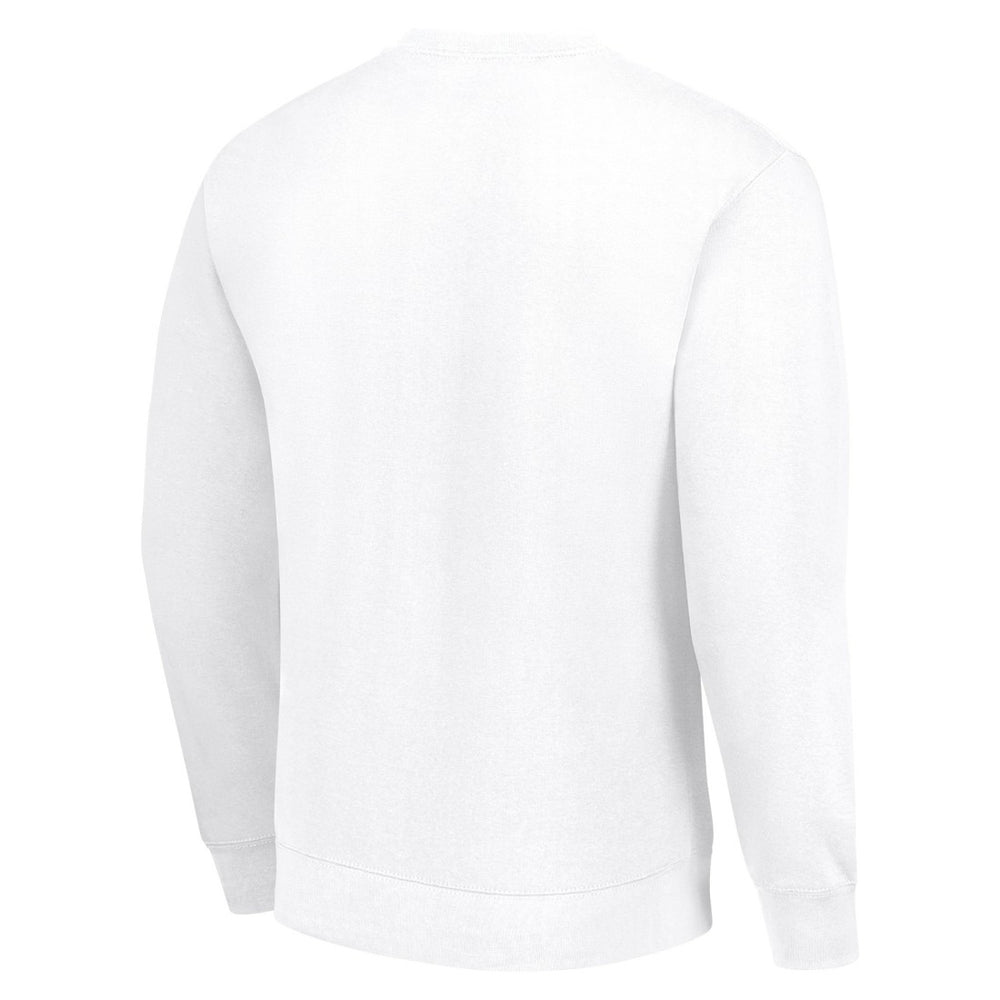 Detroit Lions Starter Half Ball Team Graphic Tri-Blend Fleece Pullover Sweatshirt White - NFL