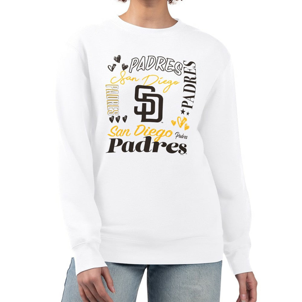 San Diego Padres G-III 4Her by Carl Banks Women's Collage Team Graphic Fleece Pullover Hoodie for sale
