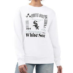 Chicago White Sox G-III 4Her by Carl Banks Women's Collage Team Graphic Fleece Pullover Hoodie Online