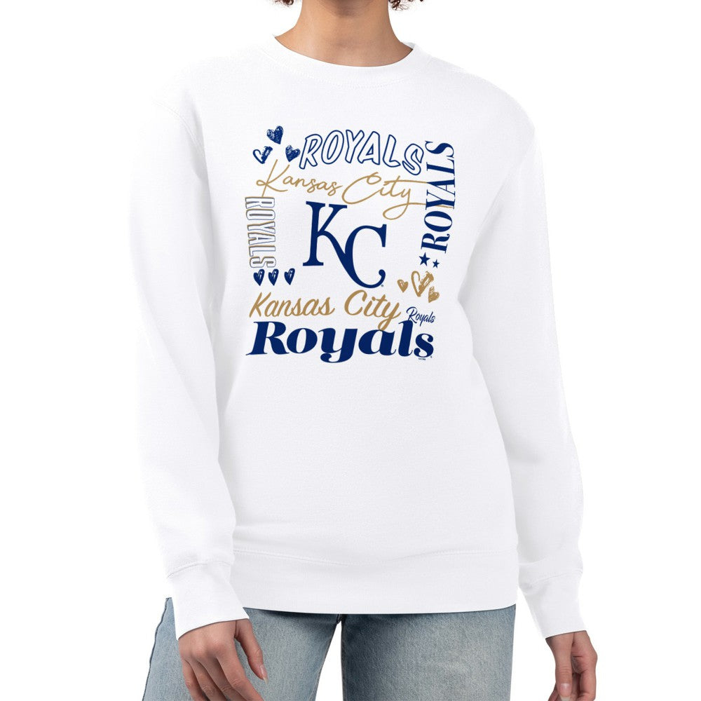 Kansas City Royals G-III 4Her by Carl Banks Women's Collage Team Graphic Fleece Pullover Hoodie Near Me