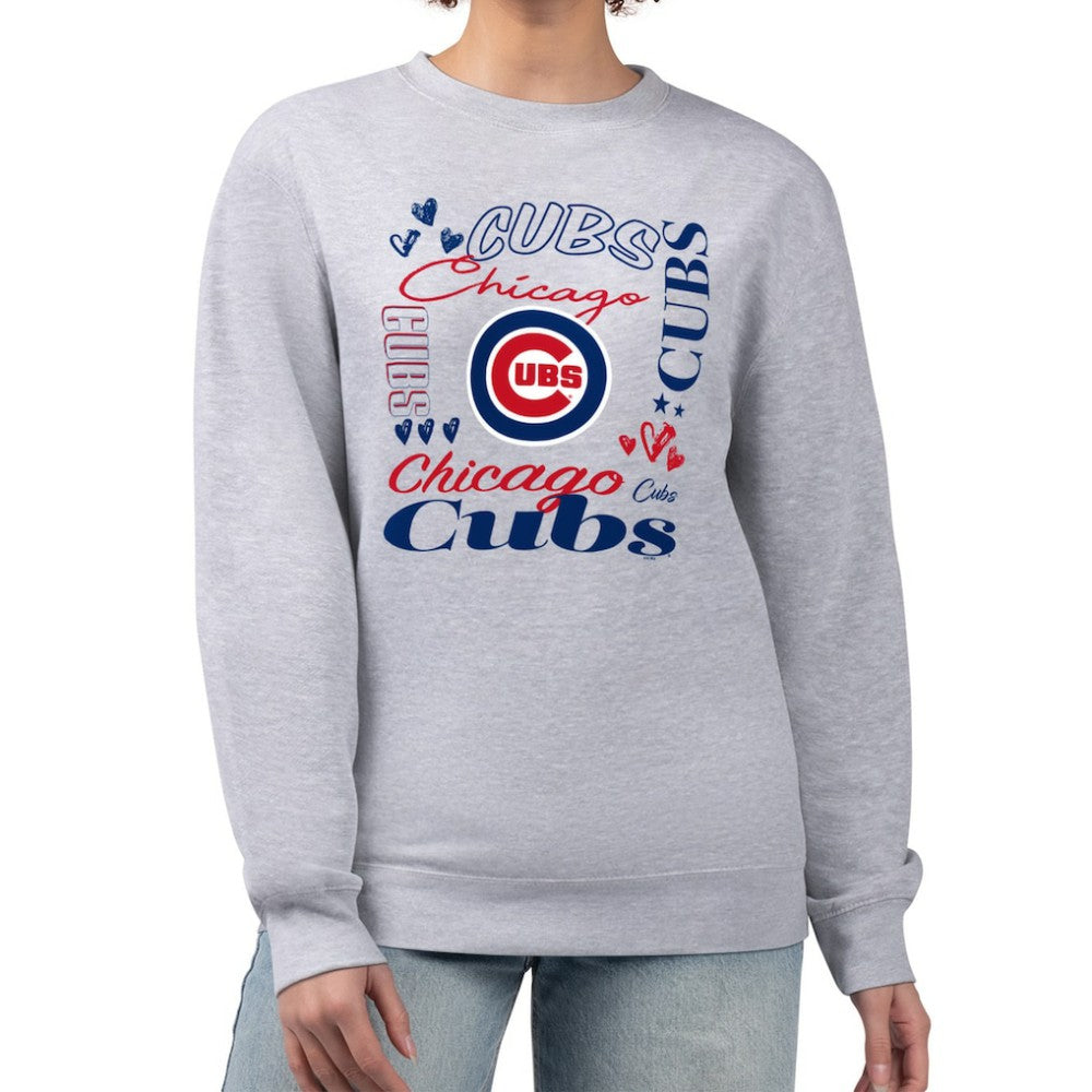 Chicago Cubs G-III 4Her by Carl Banks Women's Collage Team Graphic Fleece Pullover Hoodie Near Me