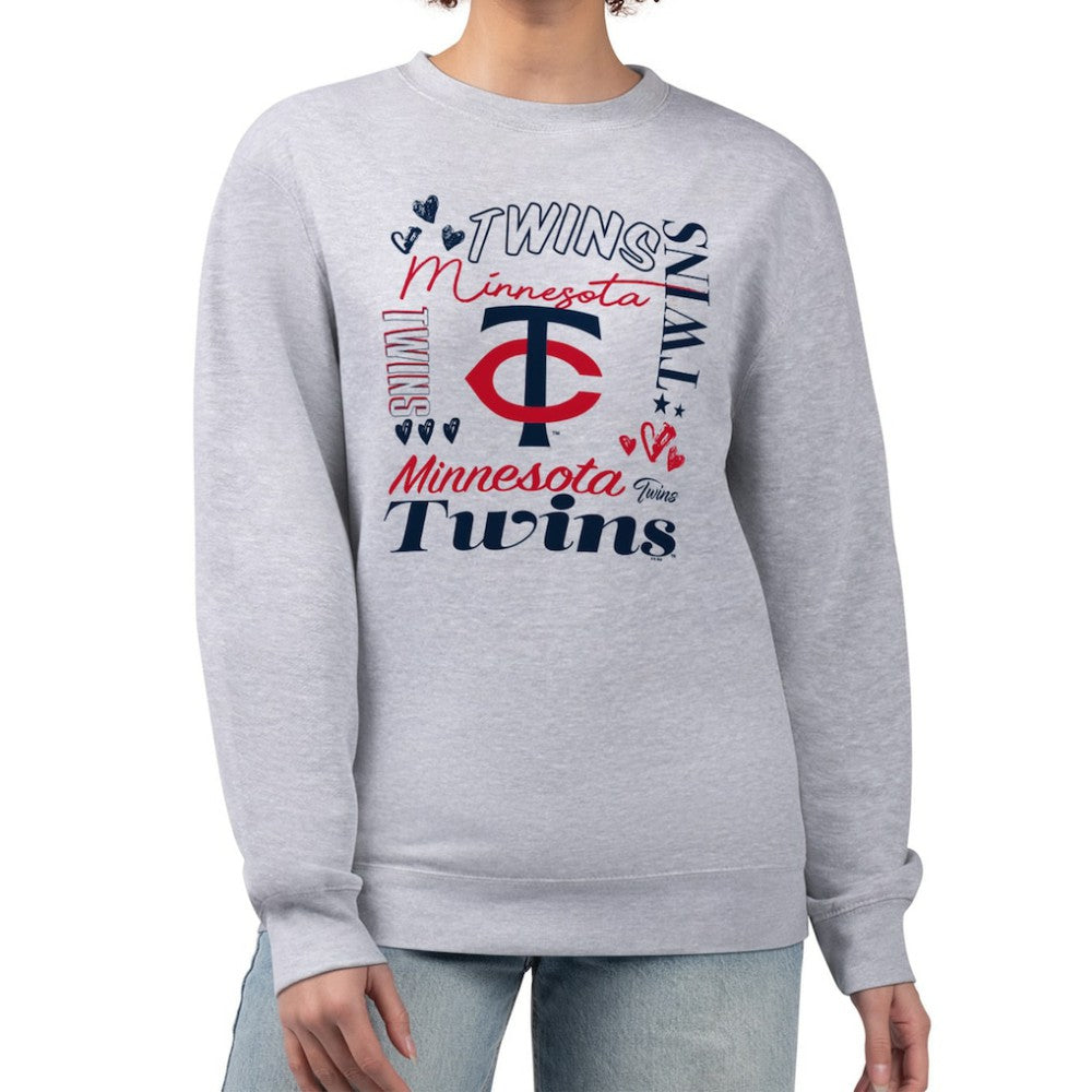 Minnesota Twins G-III 4Her by Carl Banks Women's Collage Team Graphic Fleece Pullover Hoodie Sale