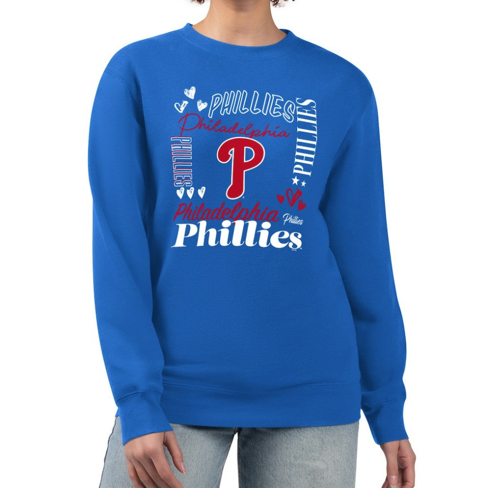 Philadelphia Phillies G-III 4Her by Carl Banks Women's Collage Team Graphic Fleece Pullover Hoodie Online