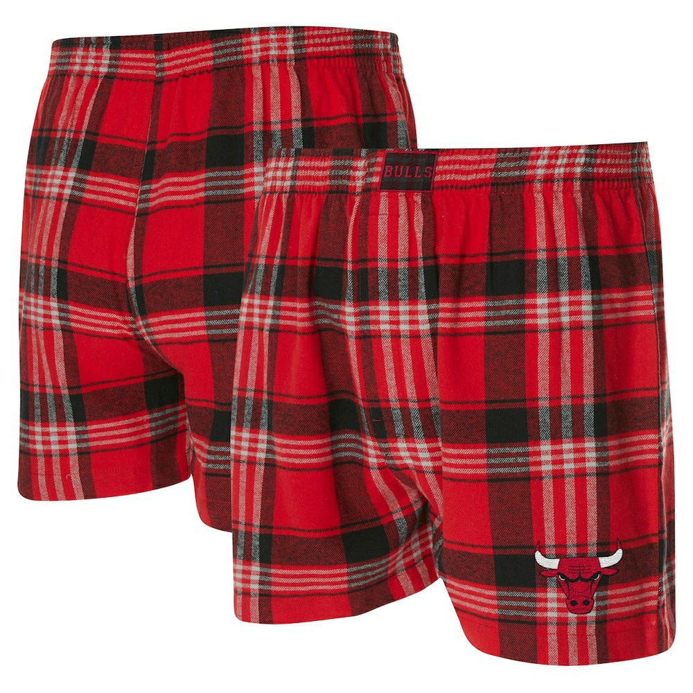 NBA - Chicago Bulls Concepts Sport Region Flannel Boxer Short - Red