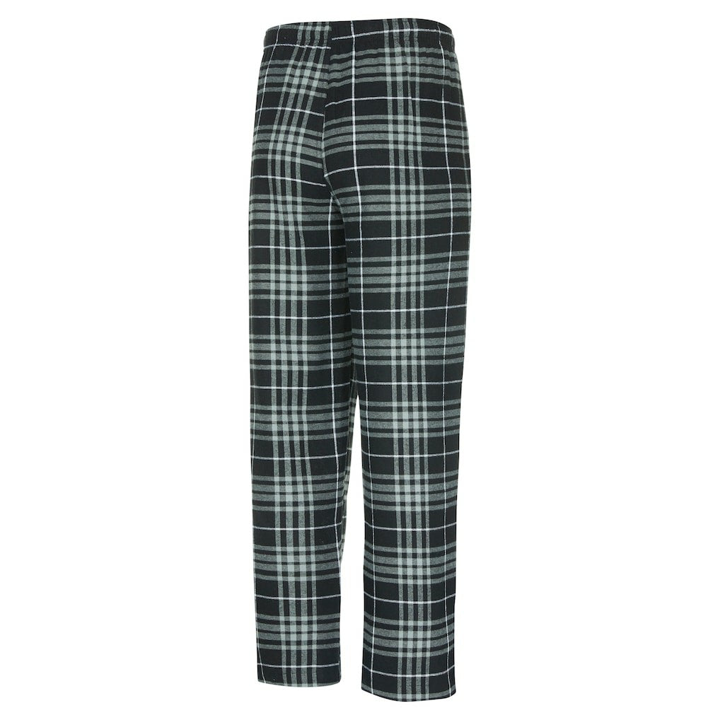 NBA - Brooklyn Nets Concepts Sport Vector Top & Flannel Pants Sleep Set - Black/Gray