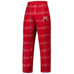NBA - Chicago Bulls Concepts Sport Petition Long Sleeve Top and Plaid Pant Set - Red