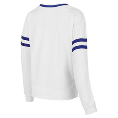 NBA - Philadelphia 76ers Concepts Sport Women's Borough Pullover Sweatshirt - White