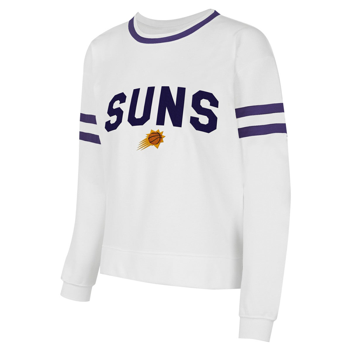NBA - Phoenix Suns Concepts Sport Women's Borough Pullover Sweatshirt - White