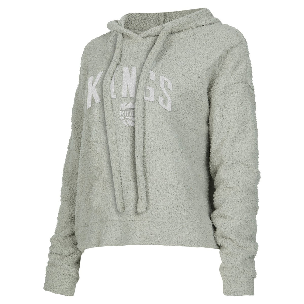 NBA - Sacramento Kings Concepts Sport Women's Ventura Comfy Pullover Hoodie - Gray