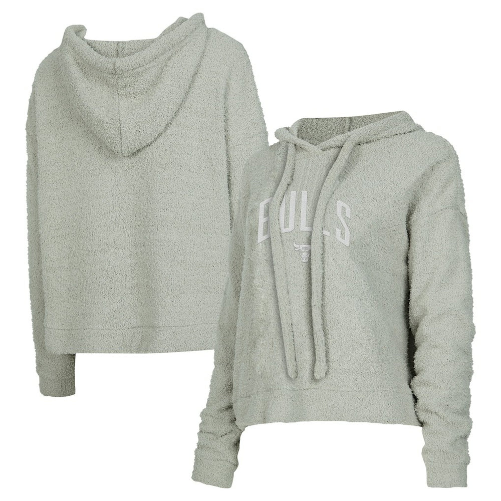NBA - Chicago Bulls Concepts Sport Women's Ventura Comfy Pullover Hoodie - Gray