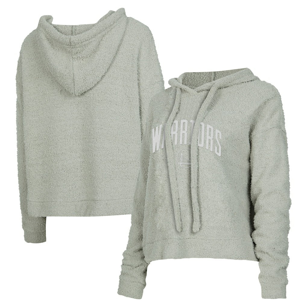 NBA - Golden State Warriors Concepts Sport Women's Ventura Comfy Pullover Hoodie - Gray